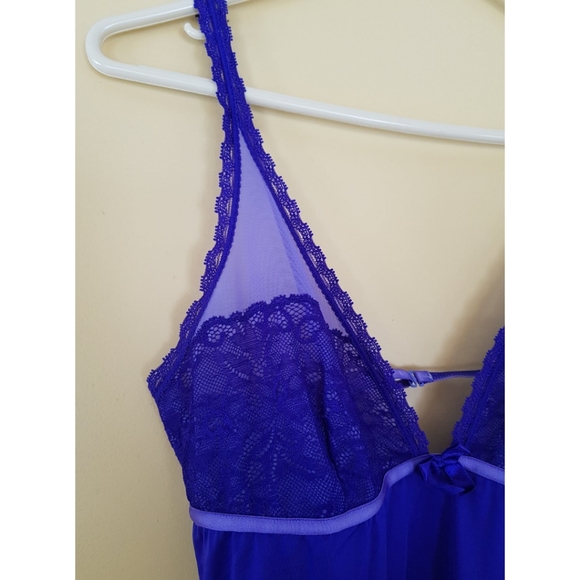 Jacob Purple Chemise Slip Nighty - Picture 4 of 16